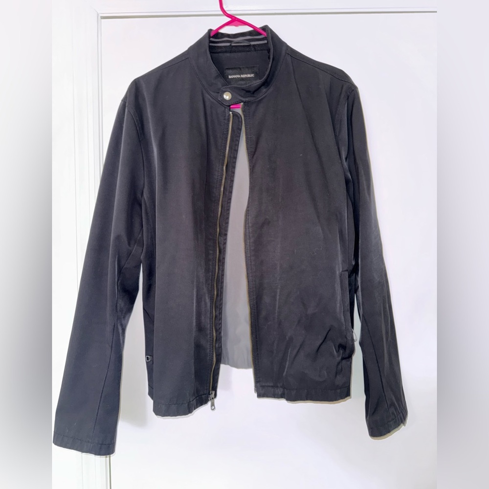 Banana Republic Black and Charcoal Jacket